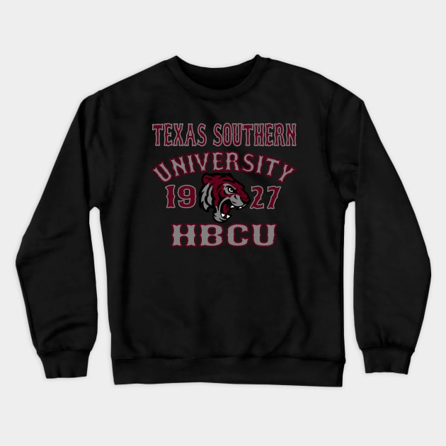 Texas Southern 1927 University Apparel Crewneck Sweatshirt by HBCU Classic Apparel Co